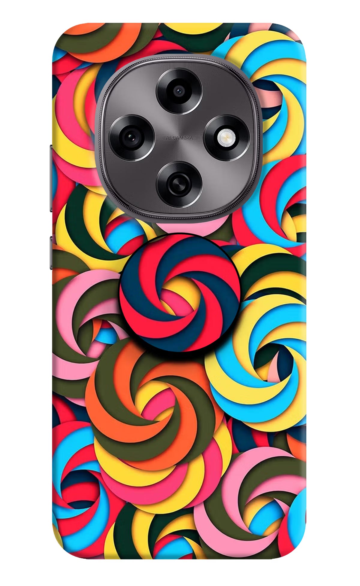 Spiral Pattern Oppo F31 Pro 5G Pop Case by Casekaro