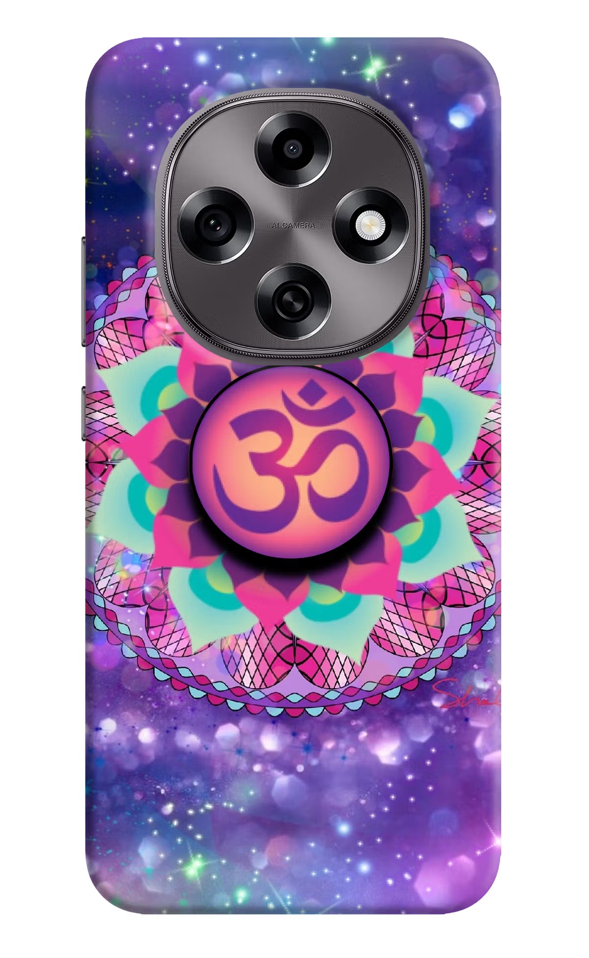 Om Purple Oppo F31 Pro 5G Pop Case by Casekaro