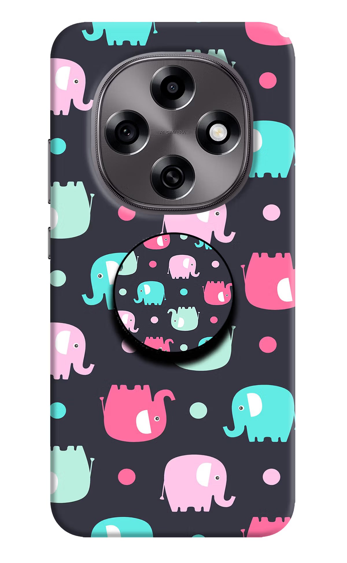 Baby Elephants Oppo F31 Pro 5G Pop Case by Casekaro