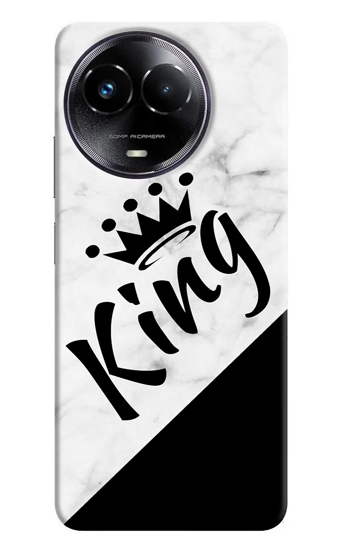 King Realme Narzo 60x Hard Case Back Cover by Casekaro