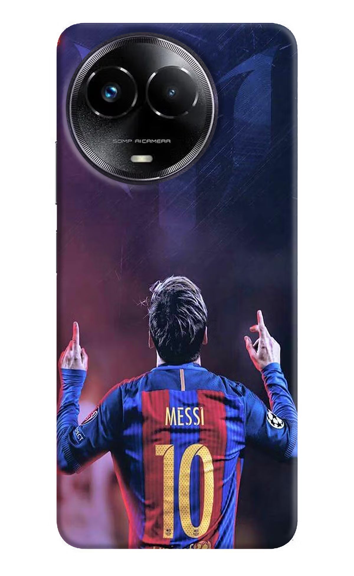 Messi Realme Narzo 60x Hard Case Back Cover by Casekaro