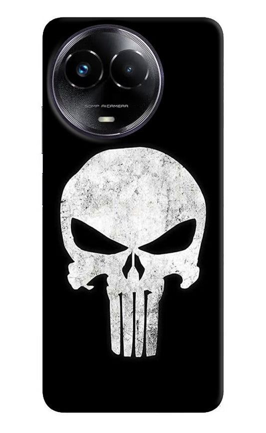 Punisher Skull Realme Narzo 60x Hard Case Back Cover by Casekaro