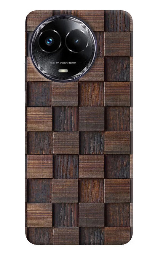 Wooden Cube Design Realme Narzo 60x Hard Case Back Cover by Casekaro