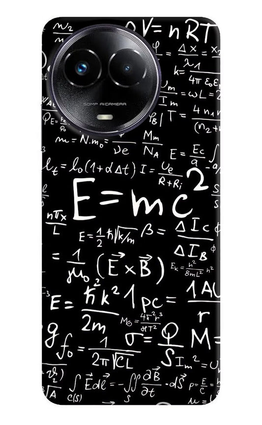 Physics Formula Realme Narzo 60x Hard Case Back Cover by Casekaro
