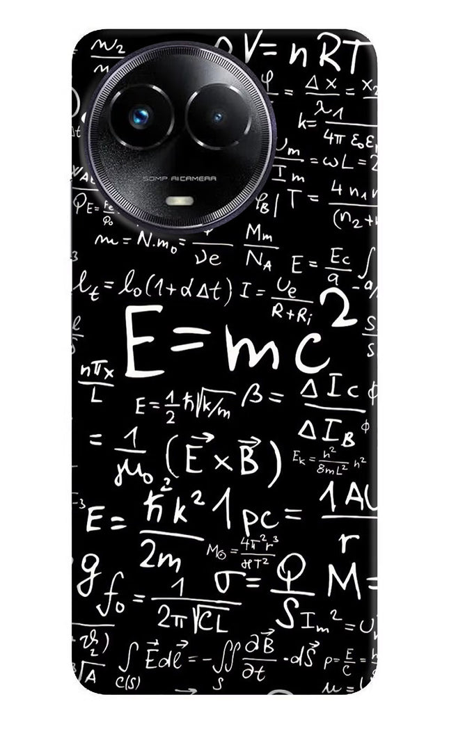 Physics Formula Realme Narzo 60x Hard Case Back Cover by Casekaro
