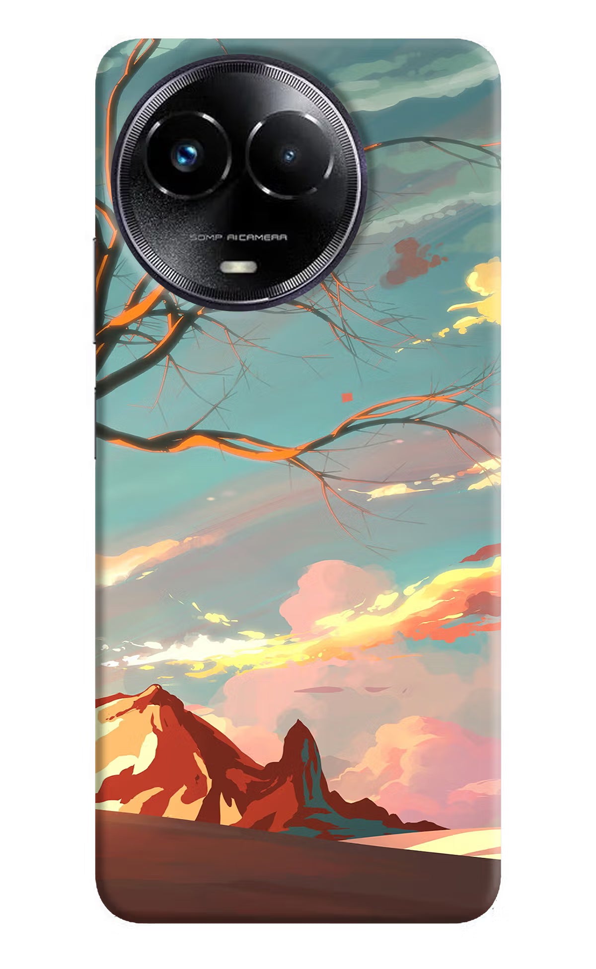 Scenery Realme Narzo 60x Hard Case Back Cover by Casekaro