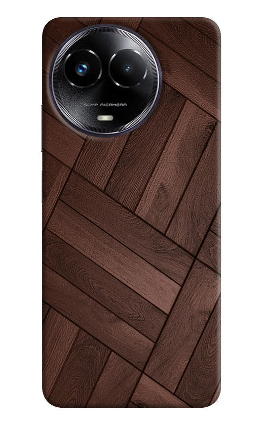 Wooden Texture Design Realme Narzo 60x Hard Case Back Cover by Casekaro