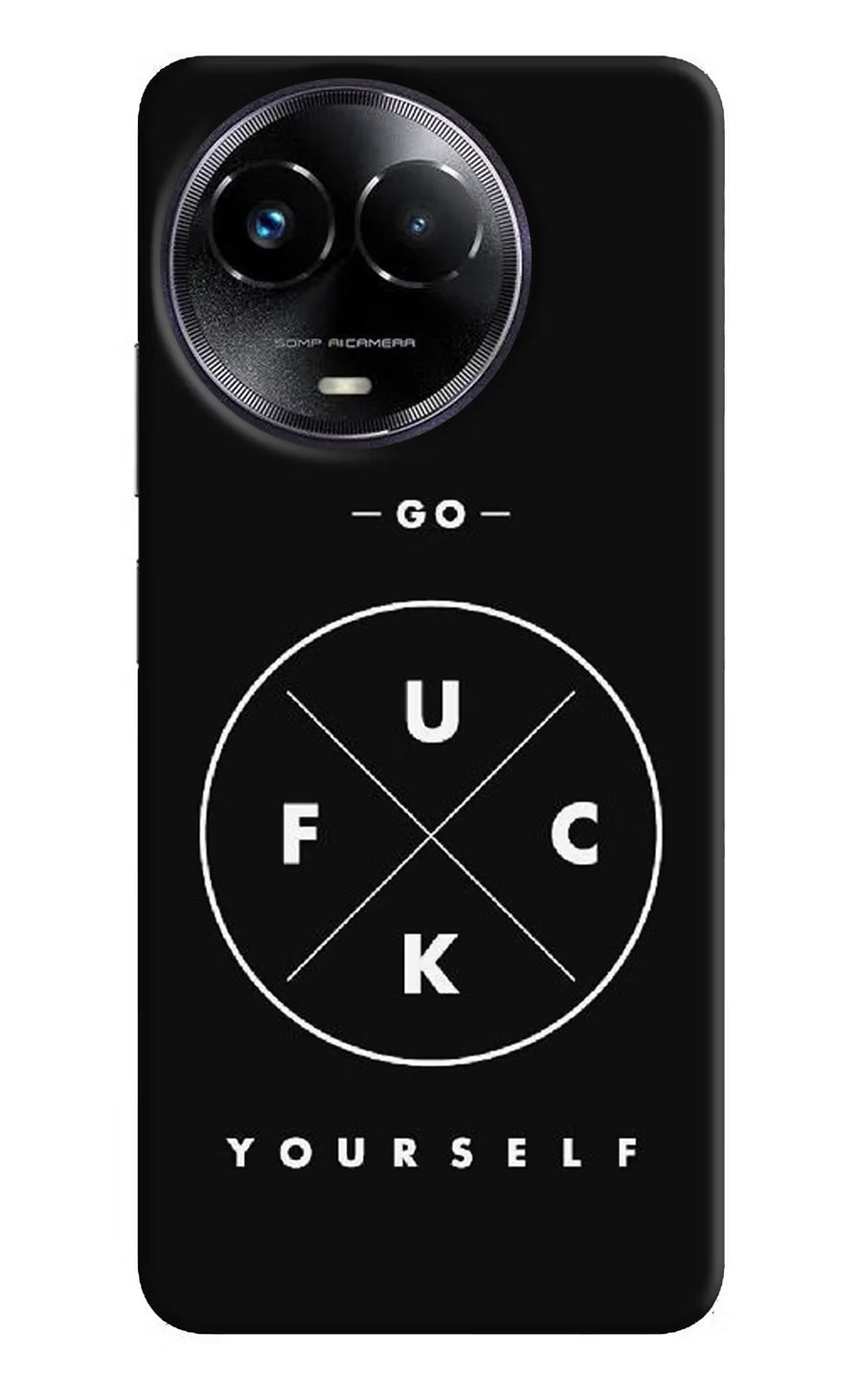 Go Fuck Yourself Realme Narzo 60x Back Cover, Hard case