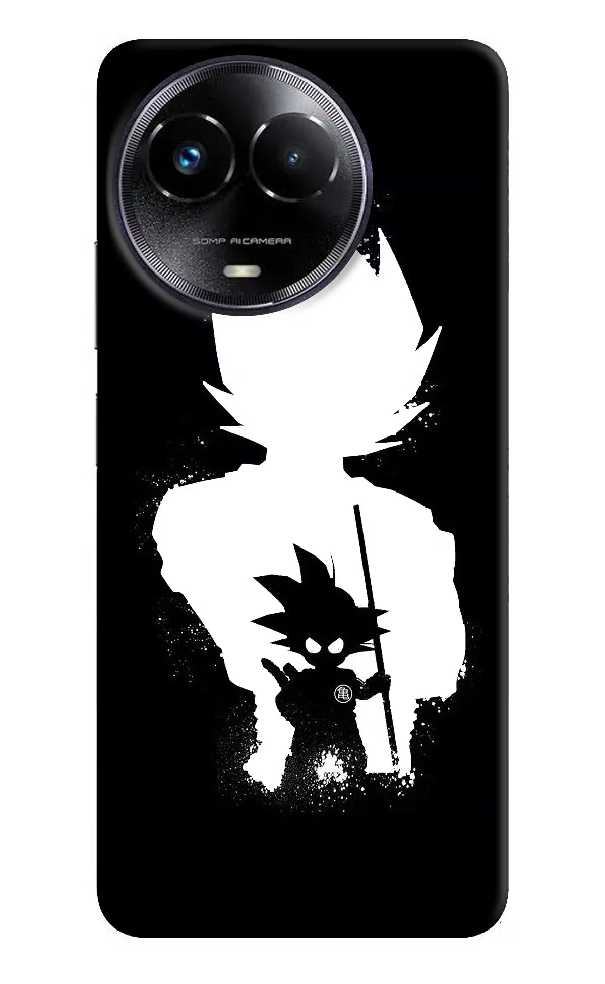 Goku Shadow Realme Narzo 60x Hard Case Back Cover by Casekaro