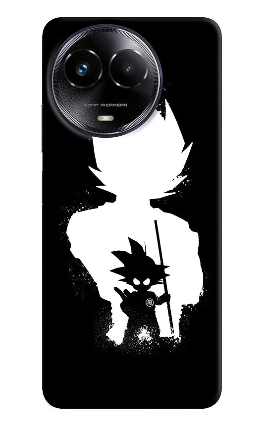 Goku Shadow Realme Narzo 60x Hard Case Back Cover by Casekaro
