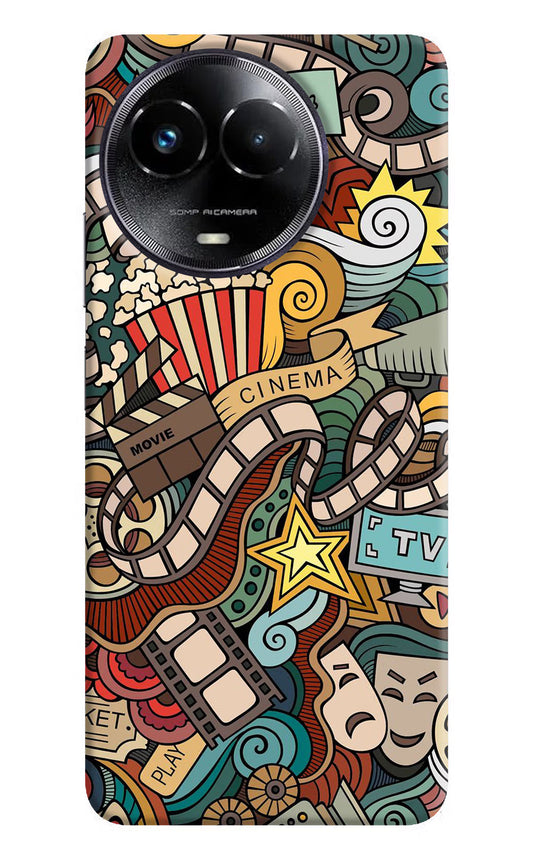 Cinema Abstract Realme Narzo 60x Hard Case Back Cover by Casekaro