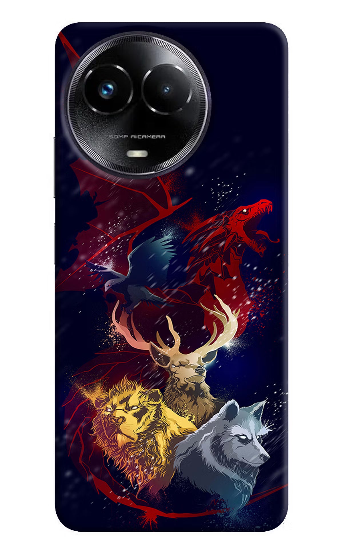 Game Of Thrones Realme Narzo 60x Hard Case Back Cover by Casekaro