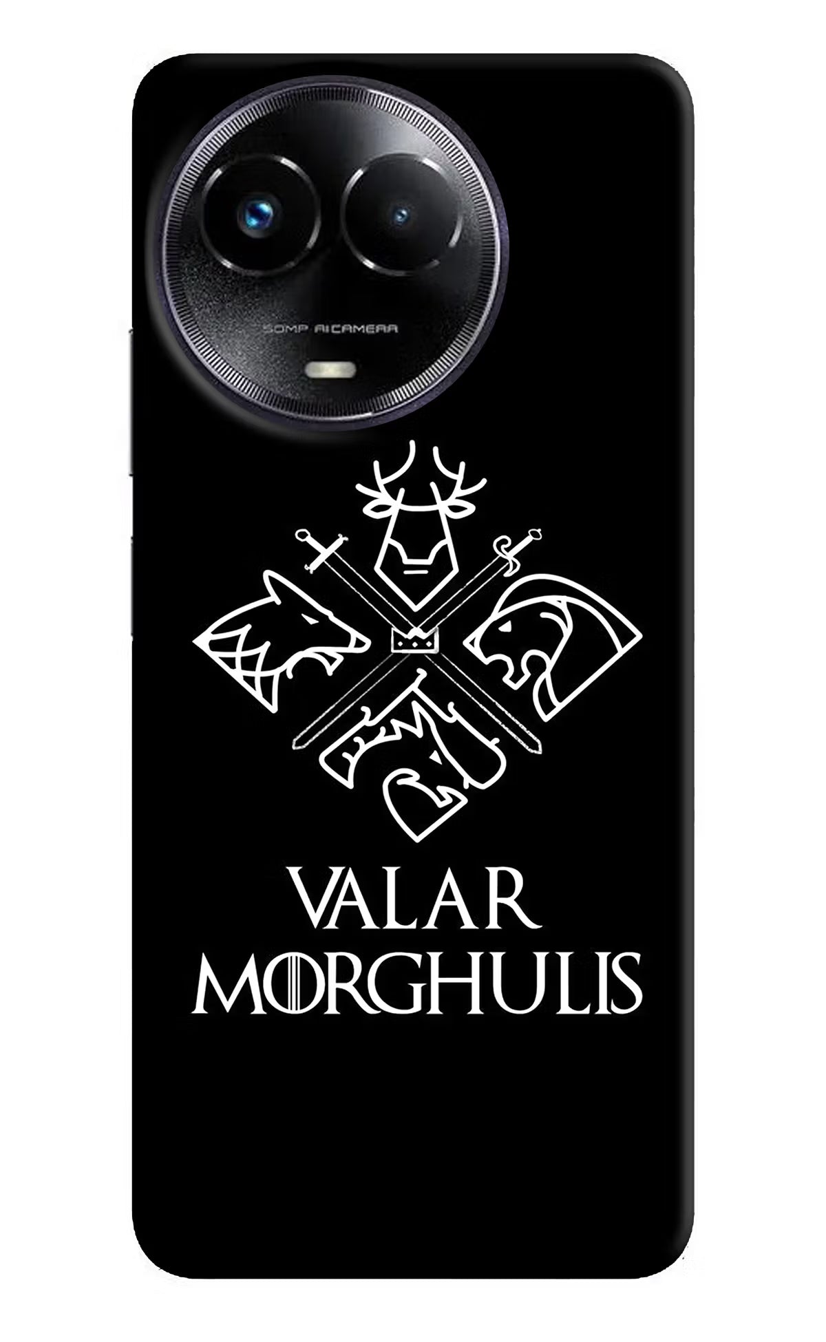 Valar Morghulis | Game Of Thrones Realme Narzo 60x Hard Case Back Cover by Casekaro