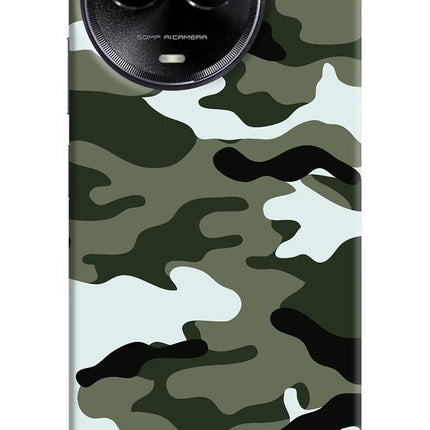 Camouflage Realme Narzo 60x Hard Case Back Cover by Casekaro