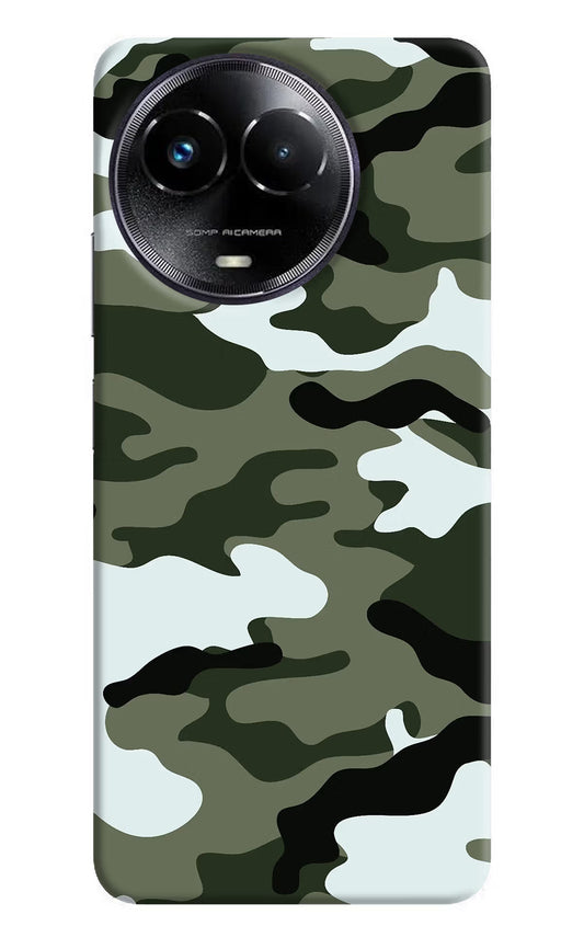 Camouflage Realme Narzo 60x Hard Case Back Cover by Casekaro