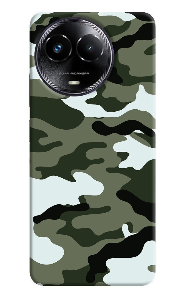 Camouflage Realme Narzo 60x Hard Case Back Cover by Casekaro