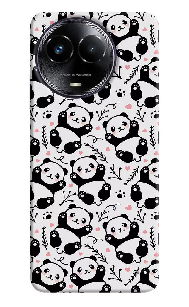 Cute Panda Realme Narzo 60x Hard Case Back Cover by Casekaro