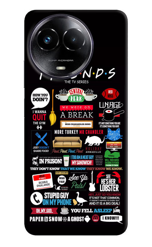 FRIENDS Realme Narzo 60x Hard Case Back Cover by Casekaro