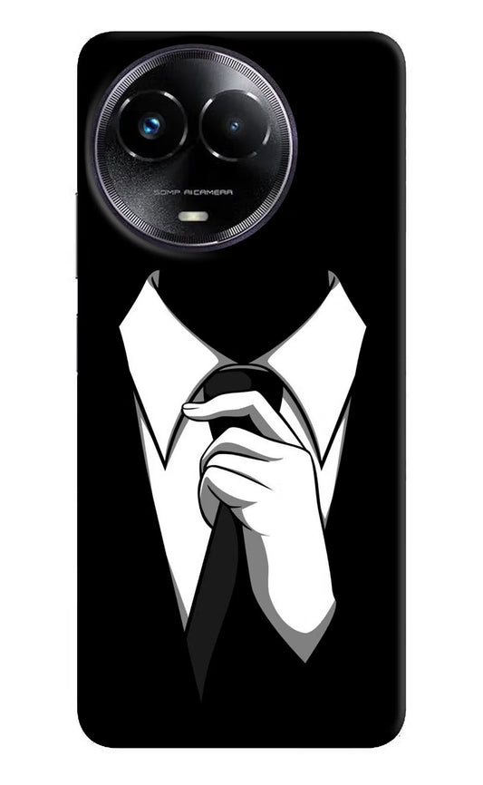 Black Tie Realme Narzo 60x Hard Case Back Cover by Casekaro
