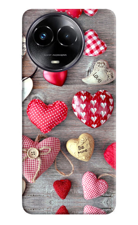 Love Wallpaper Realme Narzo 60x Hard Case Back Cover by Casekaro