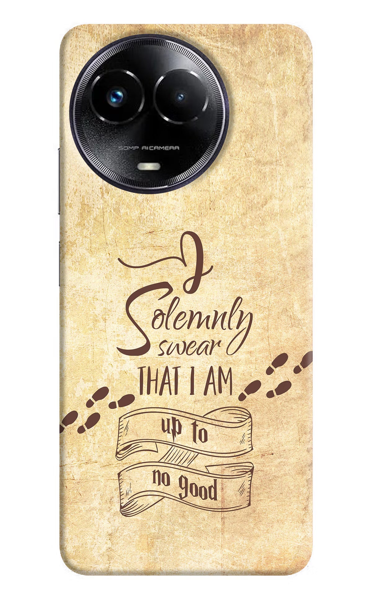 I Solemnly swear that i up to no good Realme Narzo 60x Hard Case Back Cover by Casekaro
