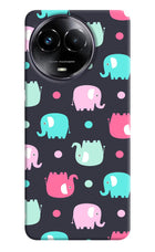 Elephants Realme Narzo 60x Hard Case Back Cover by Casekaro
