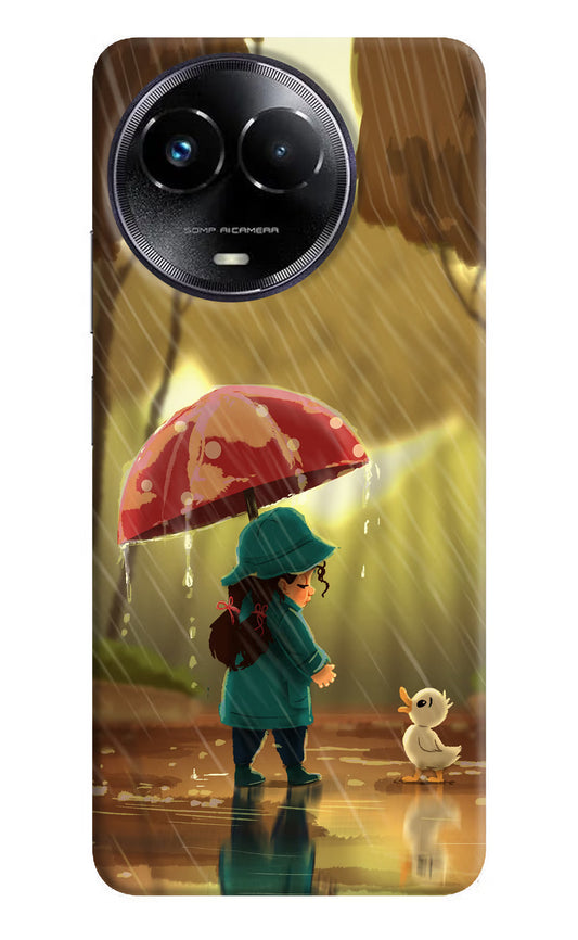Rainy Day Realme Narzo 60x Hard Case Back Cover by Casekaro