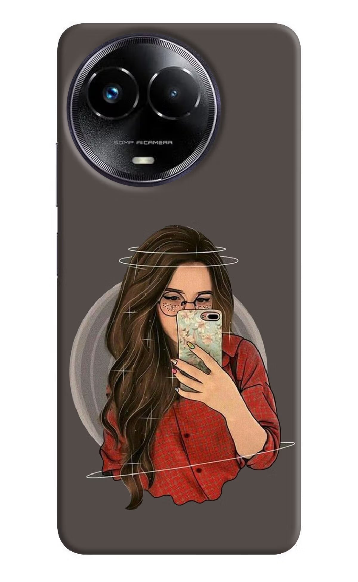 Selfie Queen Realme Narzo 60x Hard Case Back Cover by Casekaro