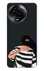 Aesthetic Boy Realme Narzo 60x Hard Case Back Cover by Casekaro