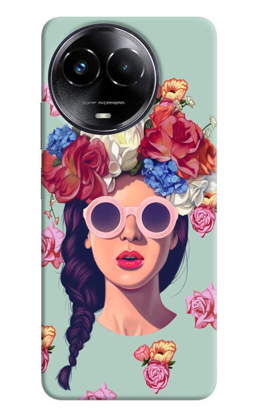 Pretty Girl Realme Narzo 60x Hard Case Back Cover by Casekaro