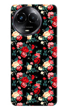 Rose Pattern Realme Narzo 60x Hard Case Back Cover by Casekaro