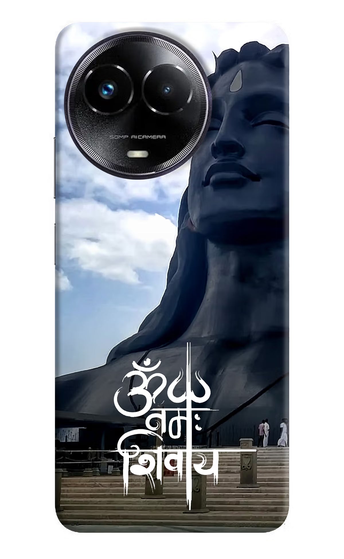 Om Namah Shivay Realme Narzo 60x Hard Case Back Cover by Casekaro
