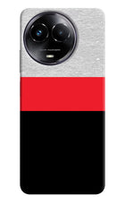 Tri Color Pattern Realme Narzo 60x Hard Case Back Cover by Casekaro