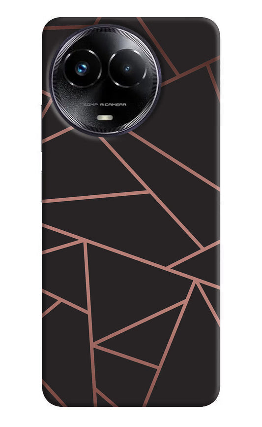 Geometric Pattern Realme Narzo 60x Hard Case Back Cover by Casekaro