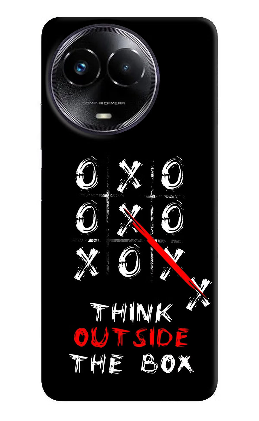 Think out of the BOX Realme Narzo 60x Back Cover, Hard case