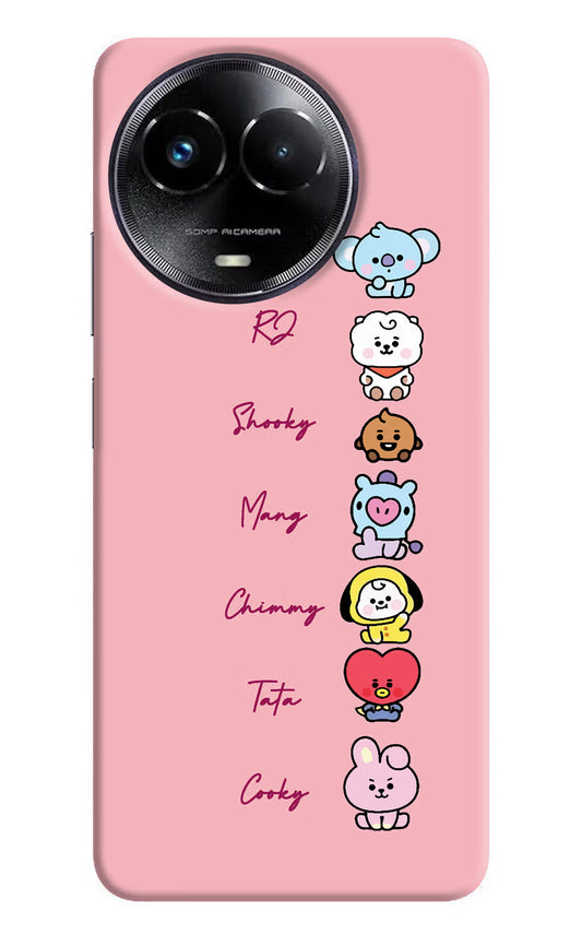 BTS names Realme Narzo 60x Hard Case Back Cover by Casekaro