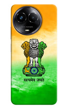 Satyamev Jayate Flag Realme Narzo 60x Hard Case Back Cover by Casekaro