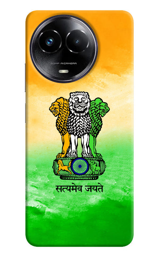 Satyamev Jayate Flag Realme Narzo 60x Hard Case Back Cover by Casekaro