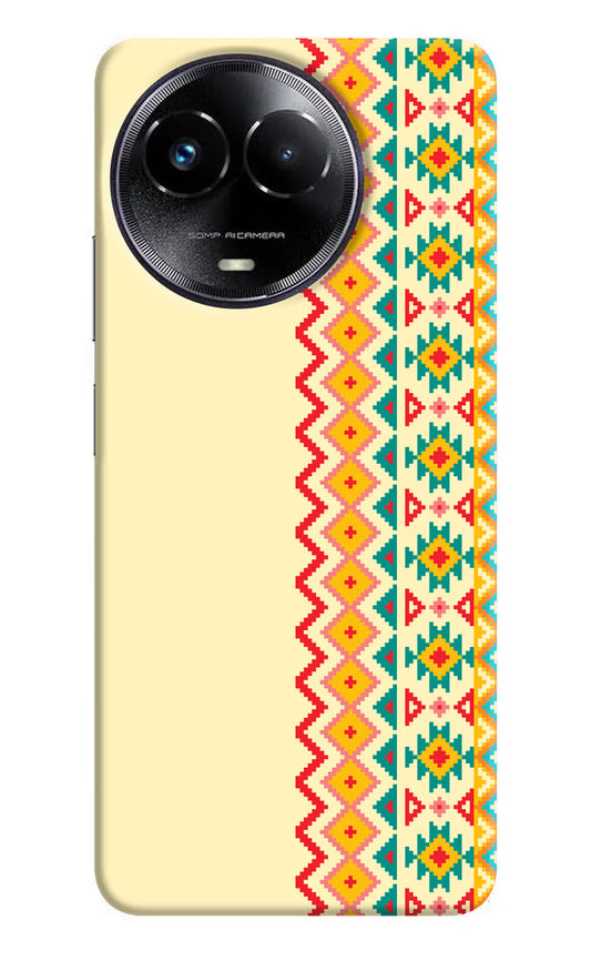 Ethnic Seamless Realme Narzo 60x Hard Case Back Cover by Casekaro