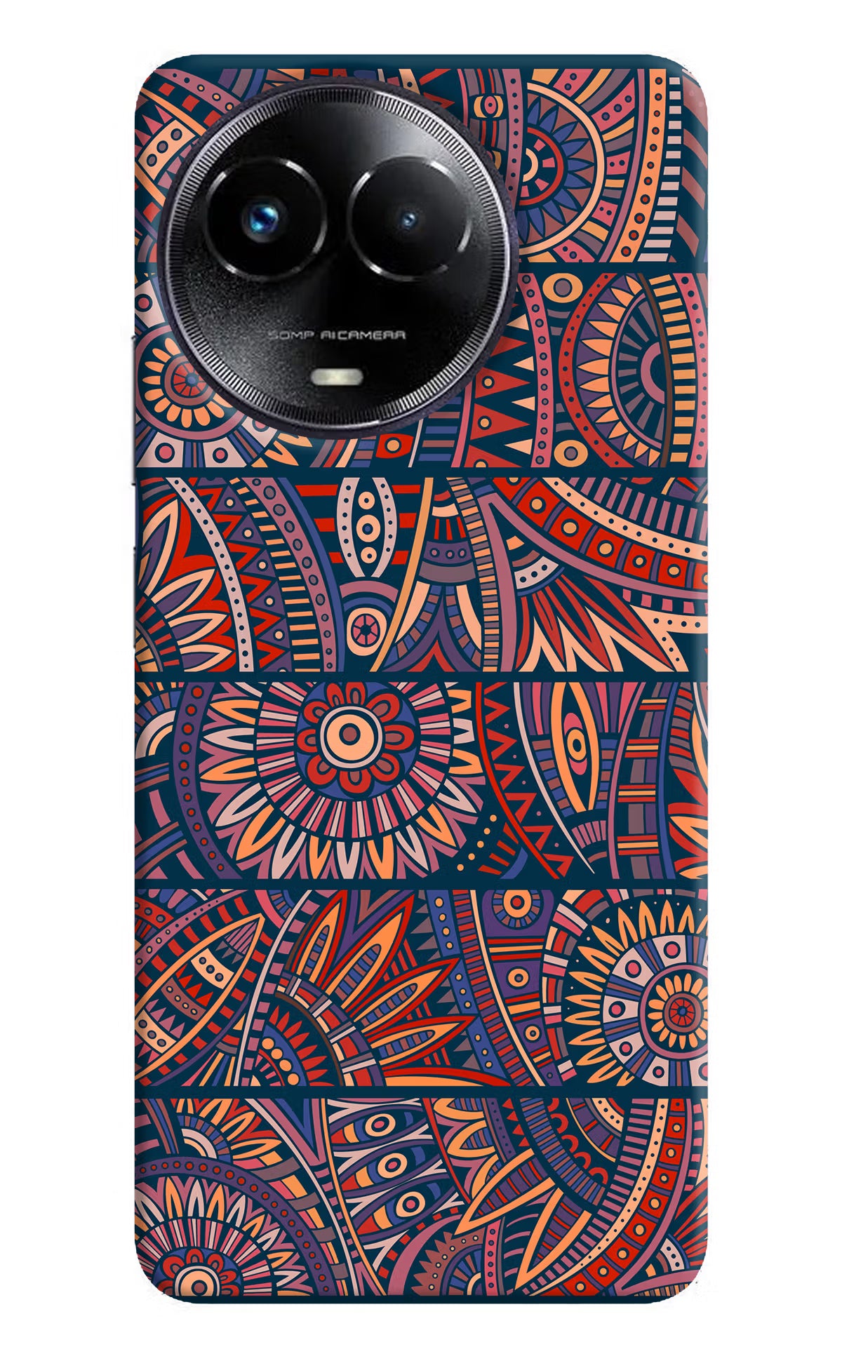 African Culture Design Realme Narzo 60x Hard Case Back Cover by Casekaro
