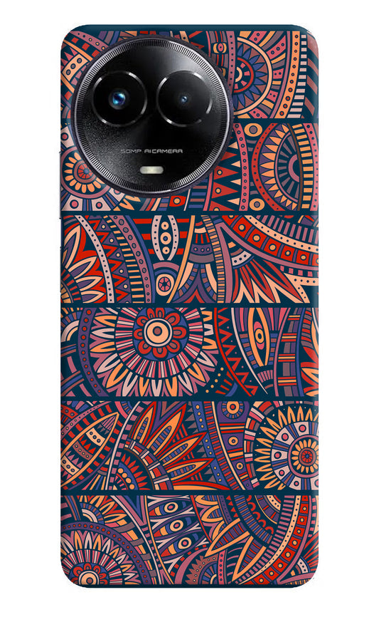 African Culture Design Realme Narzo 60x Hard Case Back Cover by Casekaro