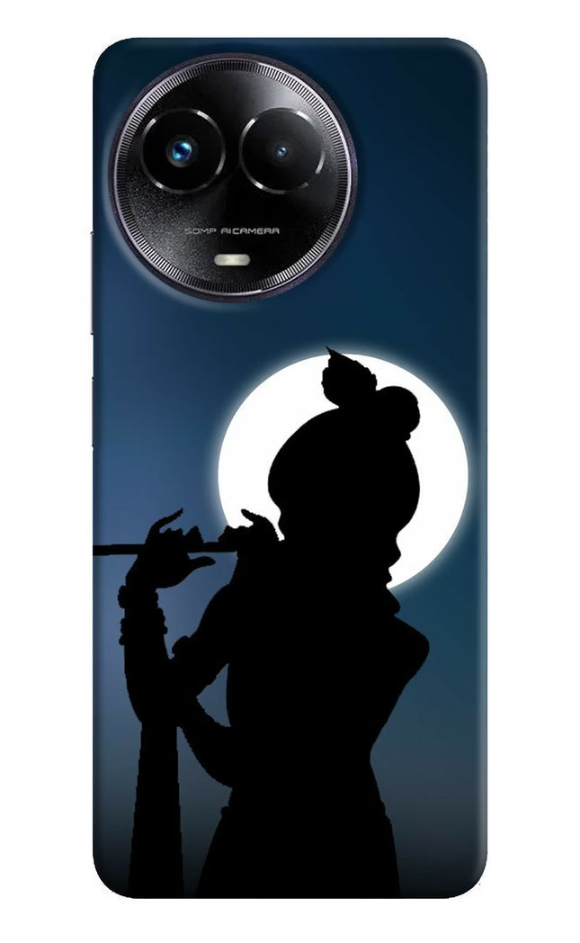 Shri Krishna Silhouette Realme Narzo 60x Hard Case Back Cover by Casekaro