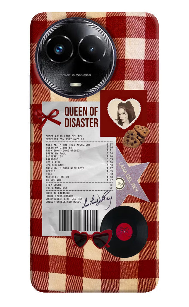 Queen of Disaster Realme Narzo 60x Hard Case Back Cover by Casekaro