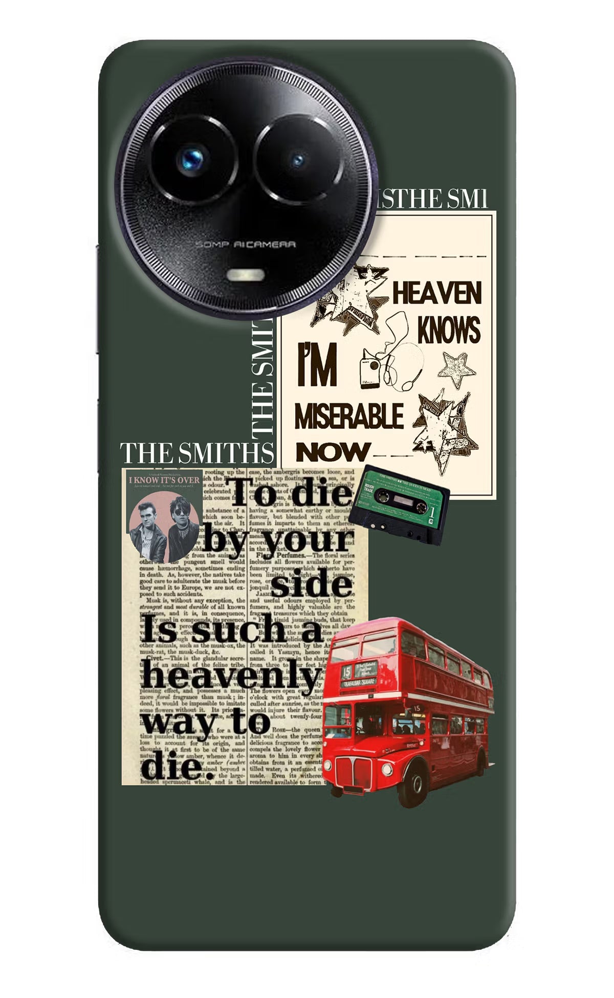 The Smiths Realme Narzo 60x Hard Case Back Cover by Casekaro