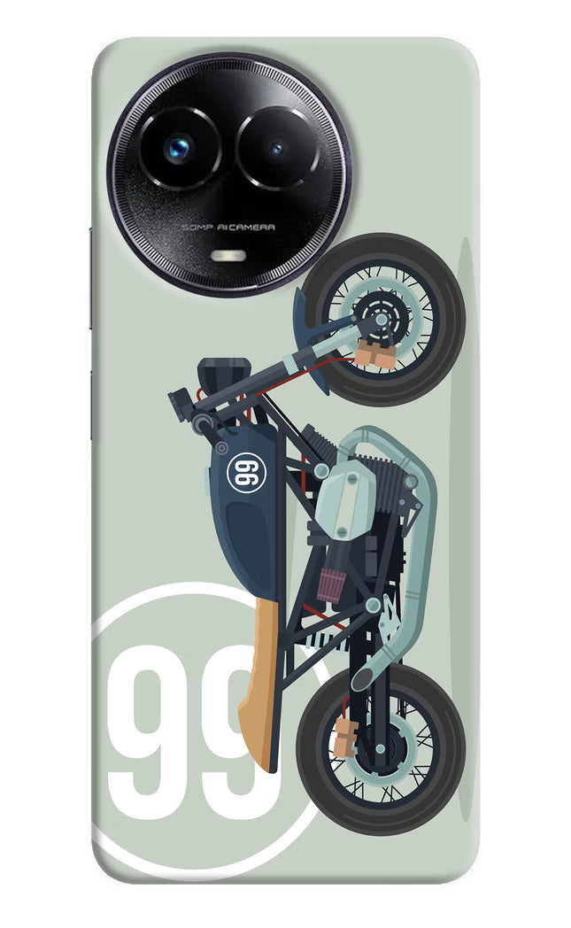 Classic Cafe Racer 99 Realme Narzo 60x Hard Case Back Cover by Casekaro