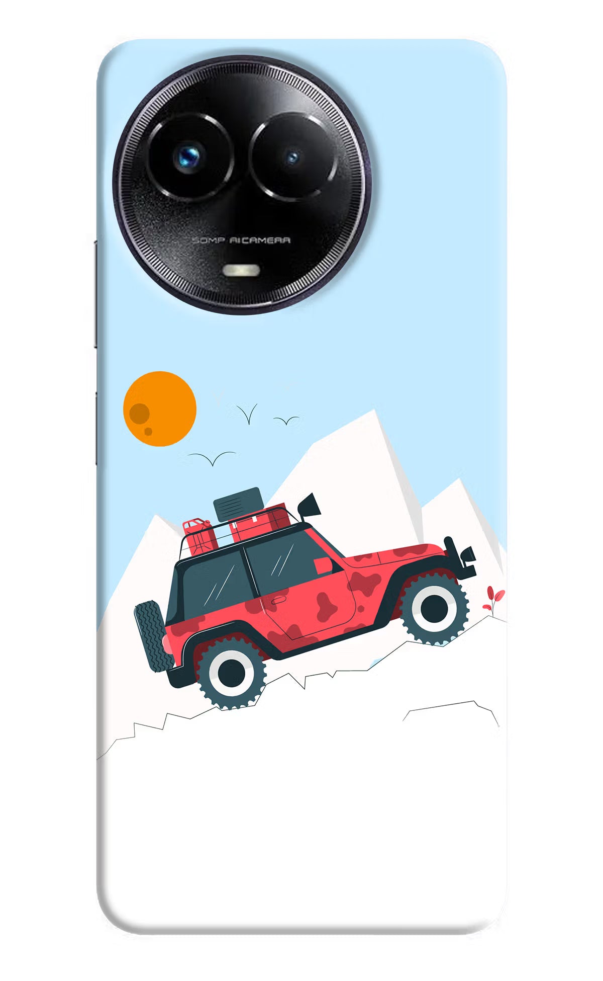 Mountain Trail Beast Realme Narzo 60x Hard Case Back Cover by Casekaro