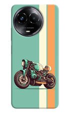 Striped Moto Drift Realme Narzo 60x Hard Case Back Cover by Casekaro