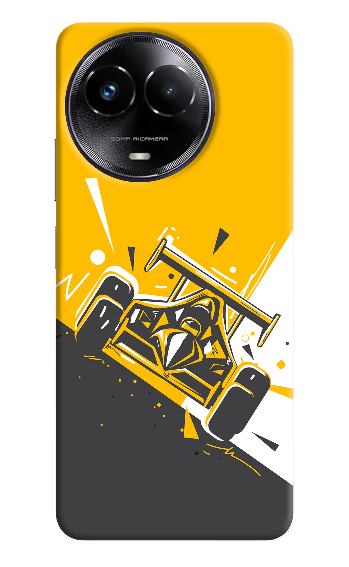 Track King Realme Narzo 60x Hard Case Back Cover by Casekaro