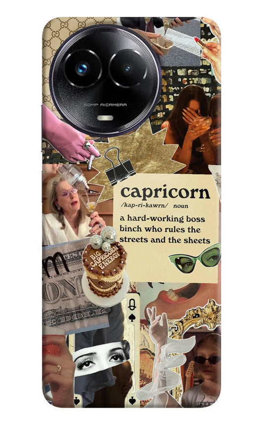 Capricorn Zodiac Realme Narzo 60x Hard Case Back Cover by Casekaro