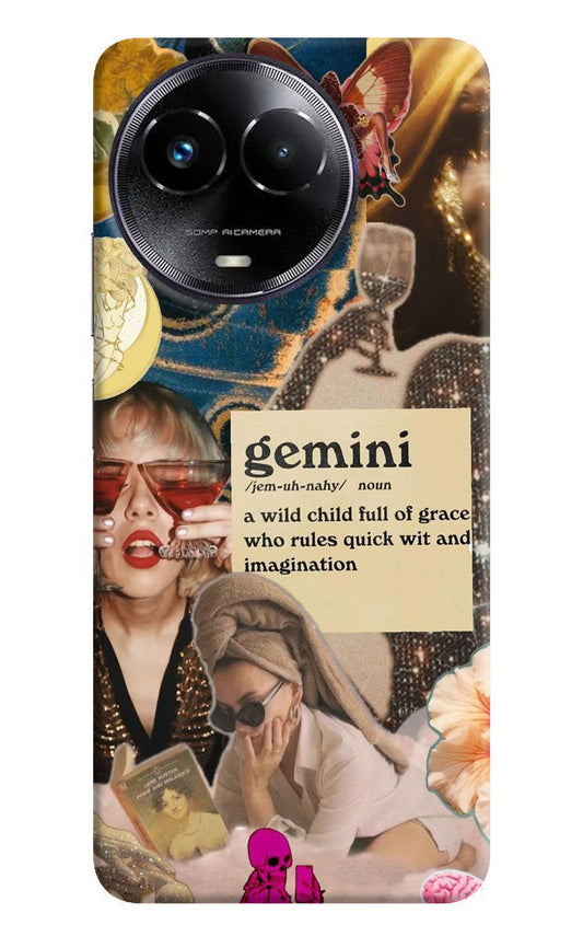 Gemini Zodiac Realme Narzo 60x Hard Case Back Cover by Casekaro